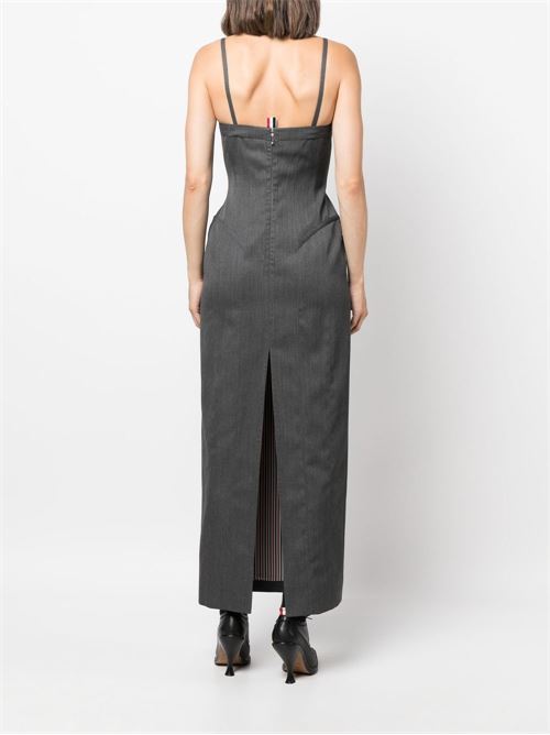 Wool gabardine sheath dress THOM BROWNE | FDSD82AF0169035